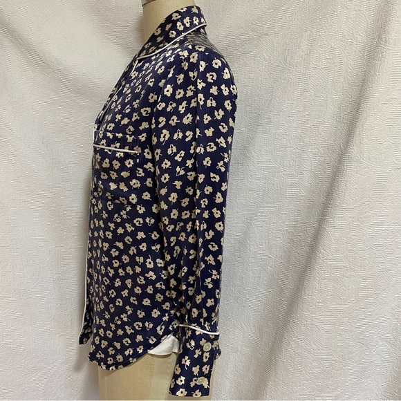 Olivia Von Halle XS silk print pj set - Picture 4 of 14